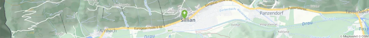 Kartendarstellung des Standorts für Marien-Apotheke in 9920 Sillian